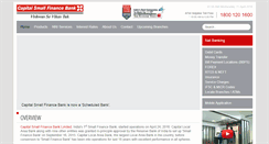 Desktop Screenshot of capitalbank.co.in